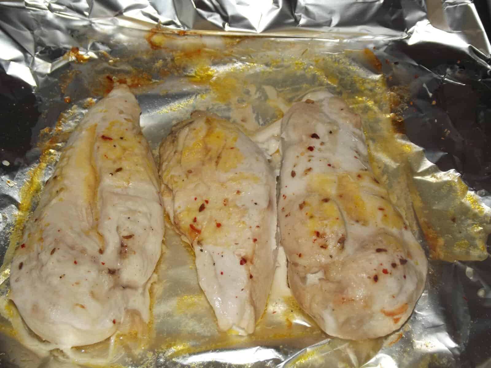 cooked chicken breast