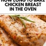 how long to bake chicken breast in the oven